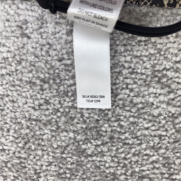 Andie Riviera Bikini Bottom Womens Small Black Cream Snake Belt Swim AB362-SNA-S - Picture 4 of 9